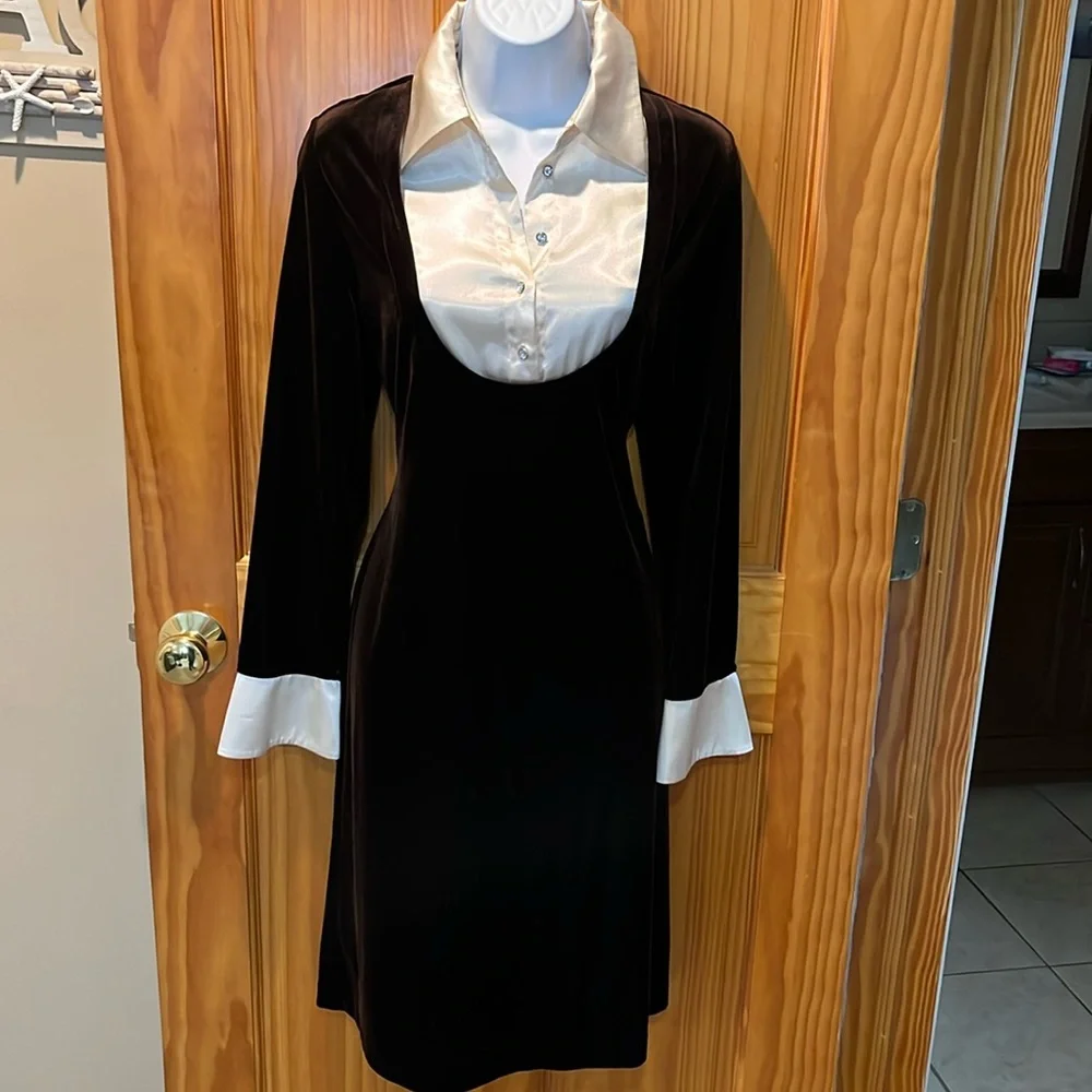 Chadwick's Velvet Dress - Picture 1 of 10